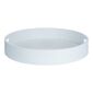 KOO Serene Haven Round Lacquer Tray White 35 x 35 cm
