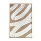 KOO Serene Haven Swirl Framed Canvas Cream 60 x 42 cm