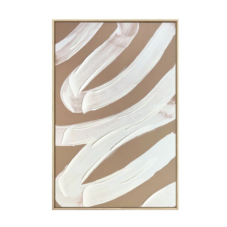 KOO Serene Haven Swirl Framed Canvas