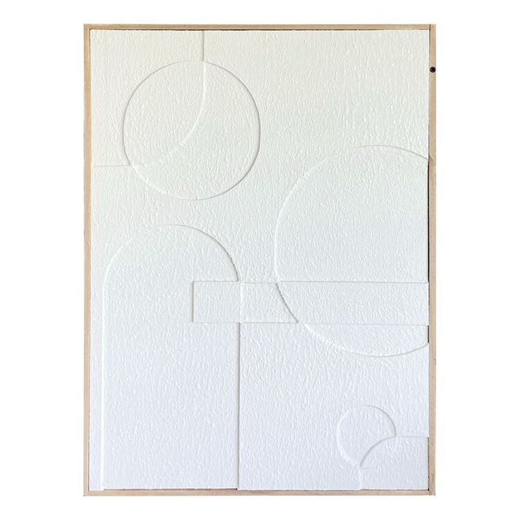 KOO Redefined Classics Textured Art Cream 60 x 45 cm