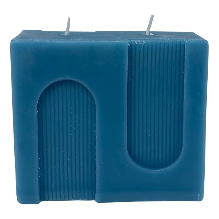 KOO Redefined Classics Arched Candle Blue 12 x 3.5 x 11 cm