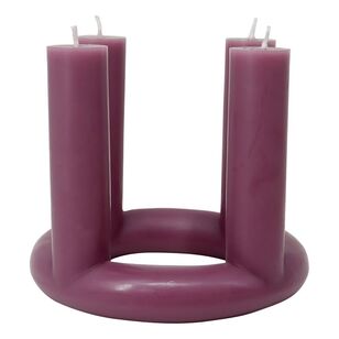 KOO Redefined Classics Ring Of Candles Purple 12.7 x 11.3 cm