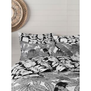 KOO Jocelyn Proust GangGang Cockatoo Coverlet Black & White 220 x 240 cm