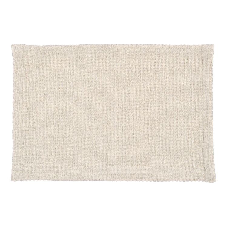 KOO Agnes Placemat 2 Pack Ivory 33 x 48 cm