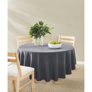 KOO Dahlia Round Tablecloth Charcoal 180 cm Round