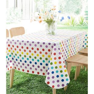 KOO Fiesta Flannel Back Tablecloth Multicoloured