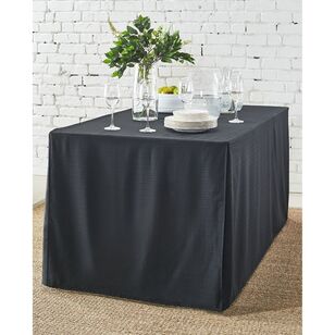 KOO Salute Trestle Tablecloth Black 76 x 183 cm