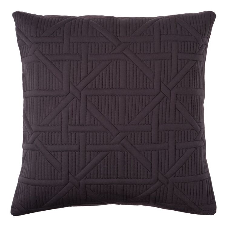 KOO Millie Jersey Quilted European Pillowcase Charcoal European