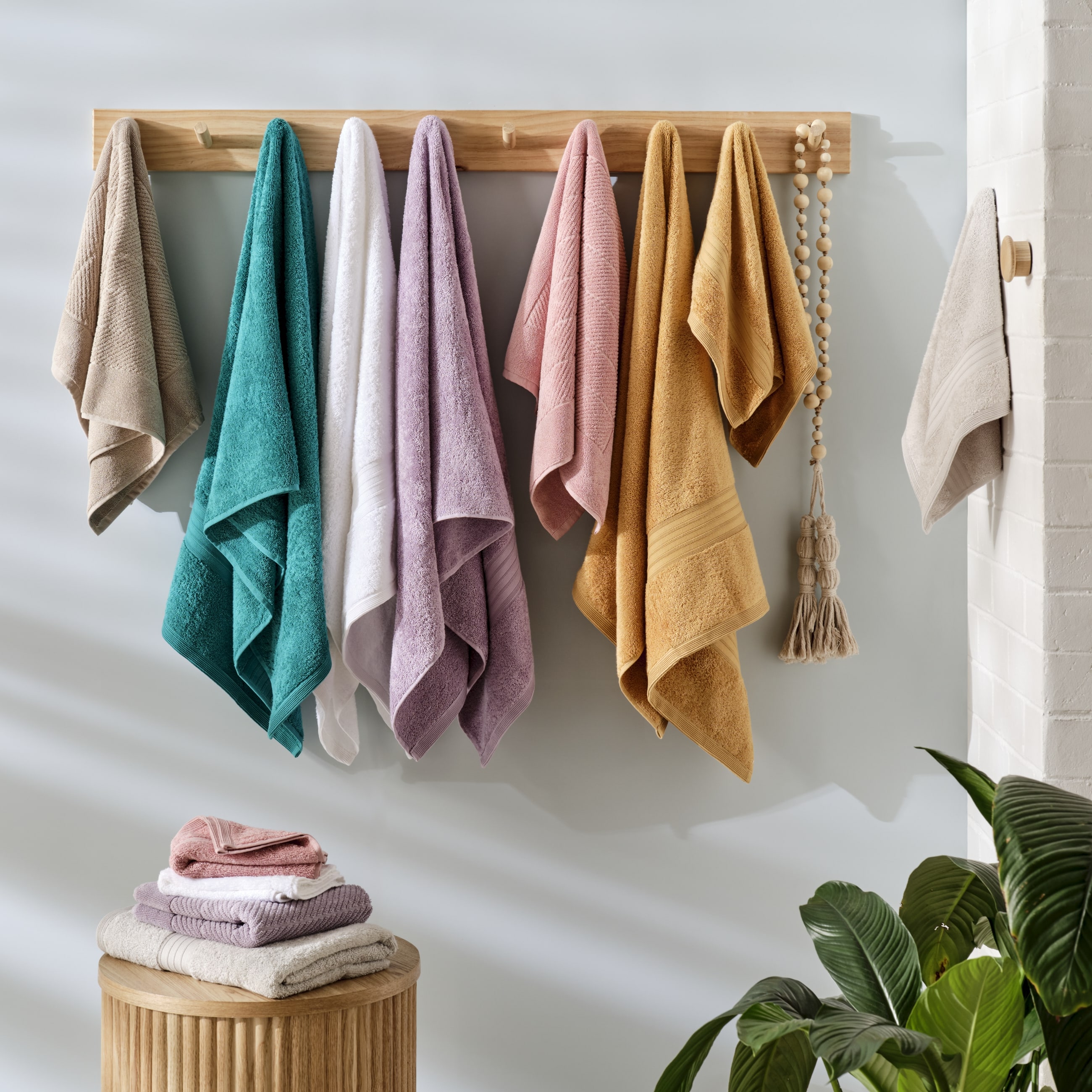 Assorted colours KOO Egyptian Cotton Towel Collection
