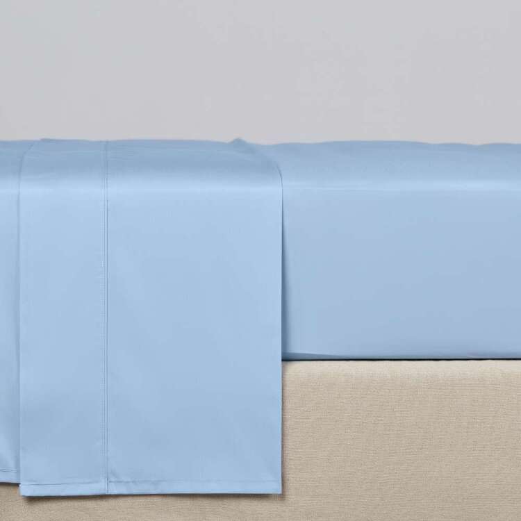 KOO 250 Thread Count Flat Sheet Chambray