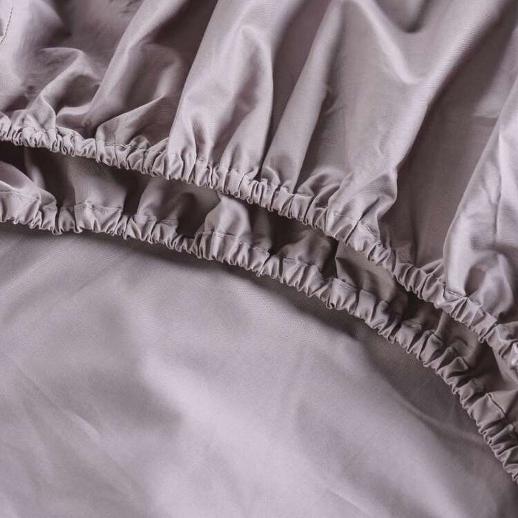KOO 250 Thread Count Fitted Sheet Charcoal | KOO Home Store