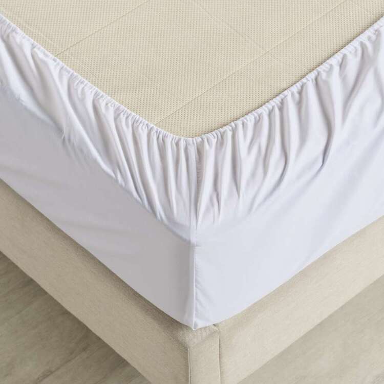 KOO 250 Thread Count Fitted Sheet White