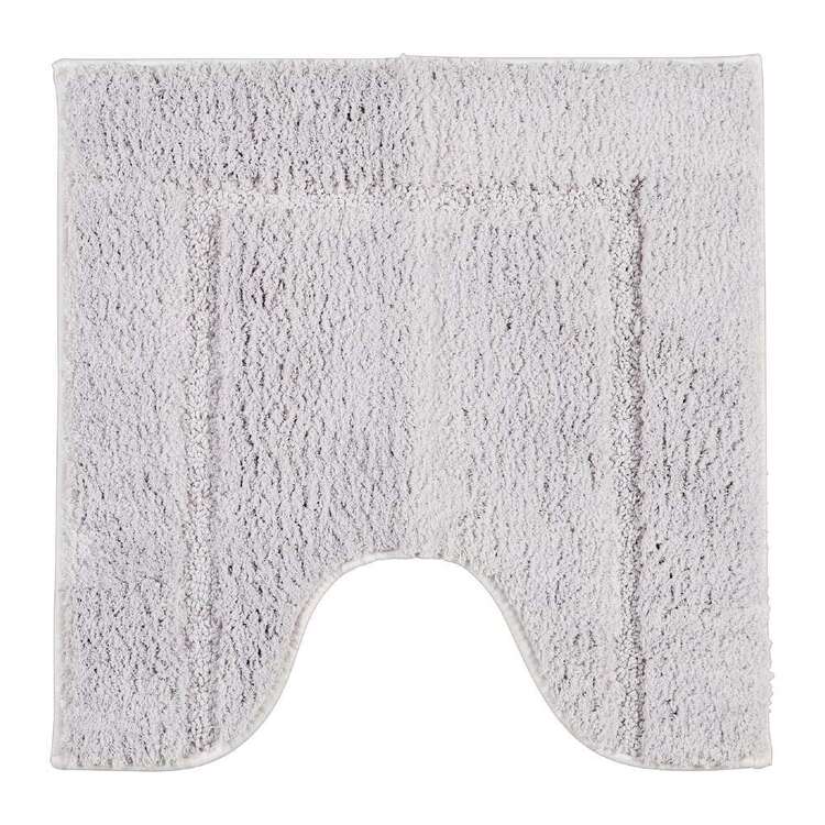 KOO Border Bath Mat Silver