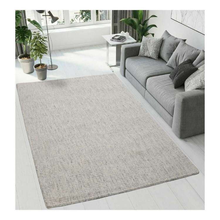 KOO Melange Plush Wool Rug Marle 160 x 230 cm