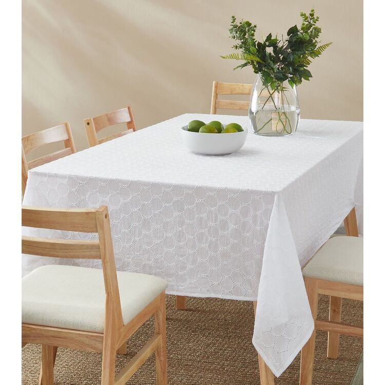 KOO Cotswald Tablecloth  White