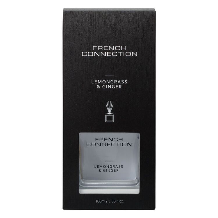 French Connection Lemongrass & Ginger Diffuser Black