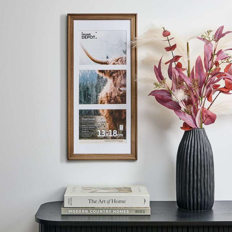 Open Photo Frame Frame Depot Harrison 3 Open Photo Frame Brown | KOO Home Store