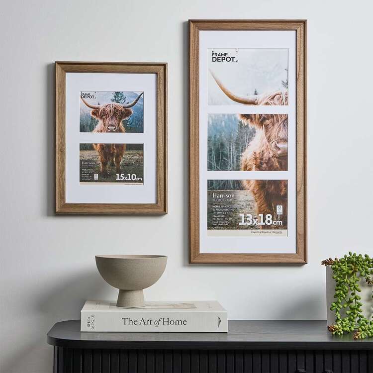 Open Photo Frame Frame Depot Harrison 3 Open Photo Frame Brown | KOO Home Store
