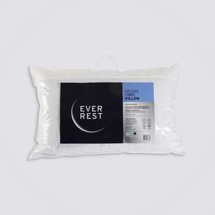 Ever Rest Deluxe Fibre Pillow White Standard