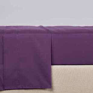 KOO 250 Thread Count Flat Sheet Purple