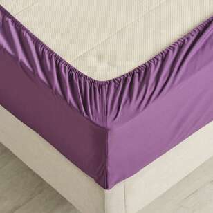KOO 250 Thread Count Fitted Sheet Purple