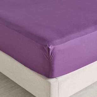 KOO 250 Thread Count Fitted Sheet Purple