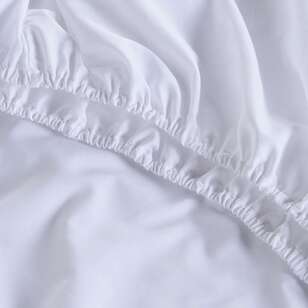 KOO 250 Thread Count Fitted Sheet White
