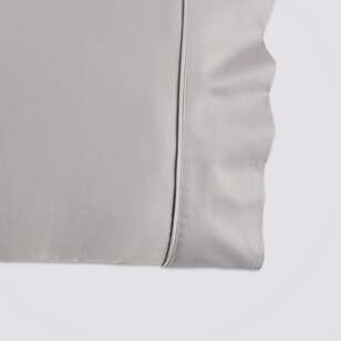 KOO 300 Thread Count Cotton Standard Pillowcase Steel Standard