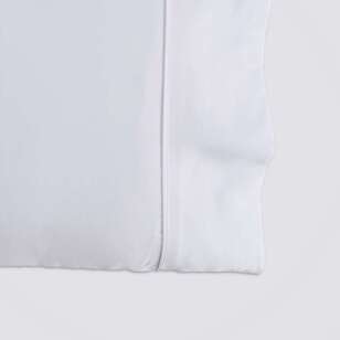 KOO 300 Thread Count Cotton Standard Pillowcase White Standard