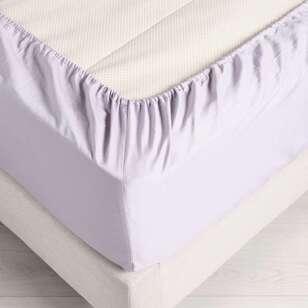 KOO 300 Thread Count Cotton Fitted Sheet Lilac