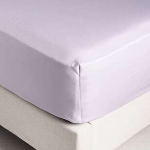 KOO 300 Thread Count Cotton Fitted Sheet Lilac