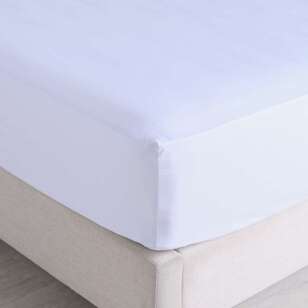 KOO 300 Thread Count Cotton Fitted Sheet White