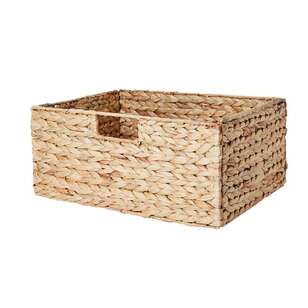 Rectangular Collapsible Storage Living Space Collapsible Rectangle Storage Basket Natural | KOO Home Store