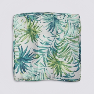 KOO Tropicana Outdoor Floor Cushion Teal 50 x 50 x 12 cm