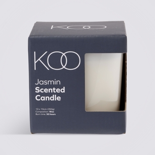 KOO Jasmin Scented Candle White 10 cm