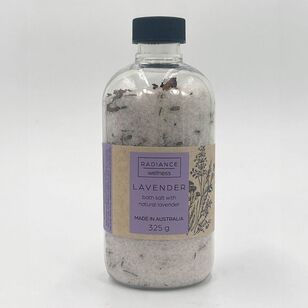 Radiance Lavender Bath Salts Clear