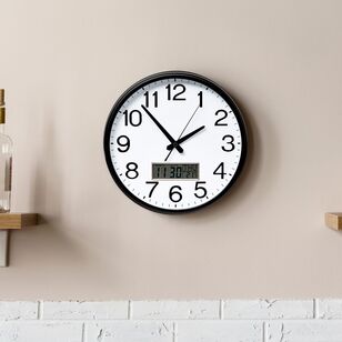 Frame Depot Oliver Multi Clock White & Black 33 cm